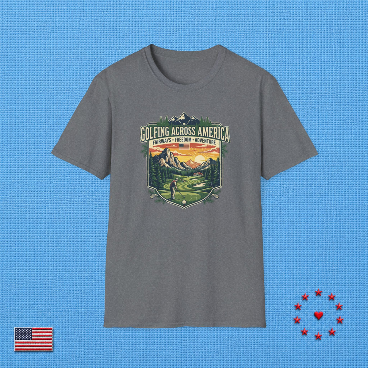 GOLFING ACROSS AMERICA T‑Shirt