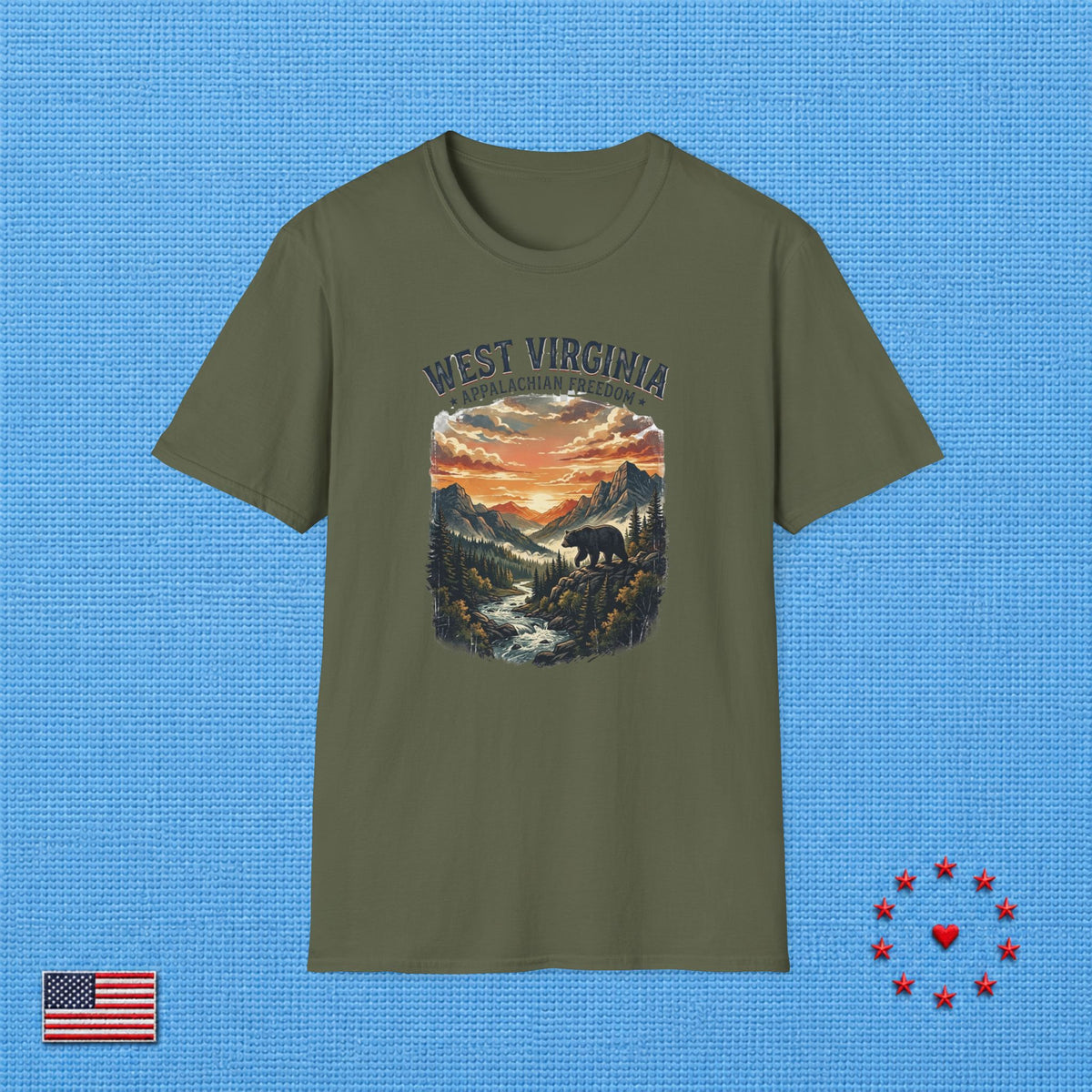 APPALACHIAN FREEDOM WEST VIRGINIA T‑Shirt
