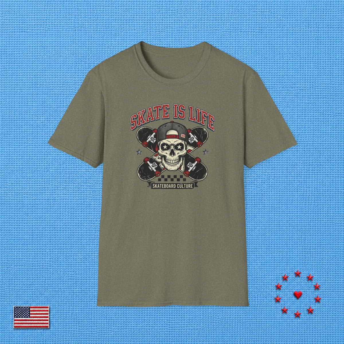 SKATE IS LIFE T‑Shirt