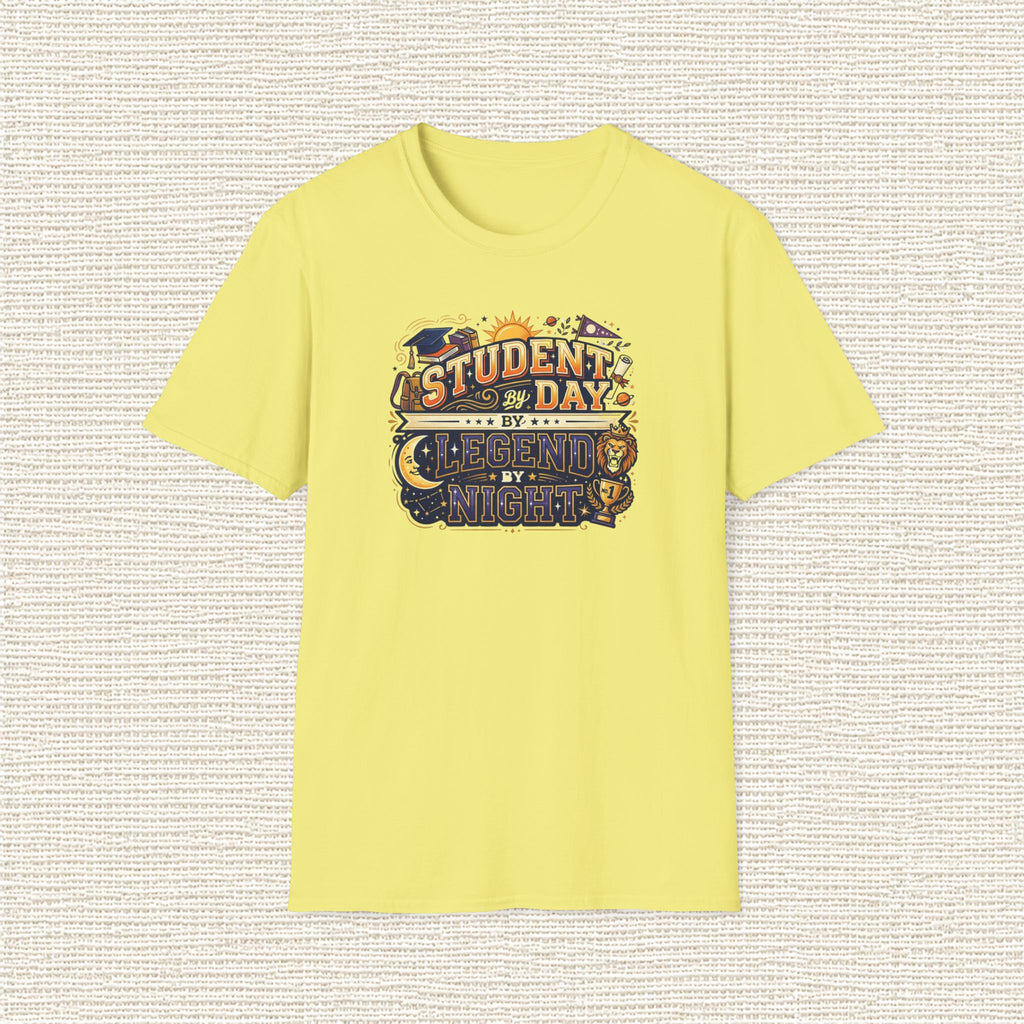 STUDENT BY DAY LEGEND BY NIGHT T‑Shirt
