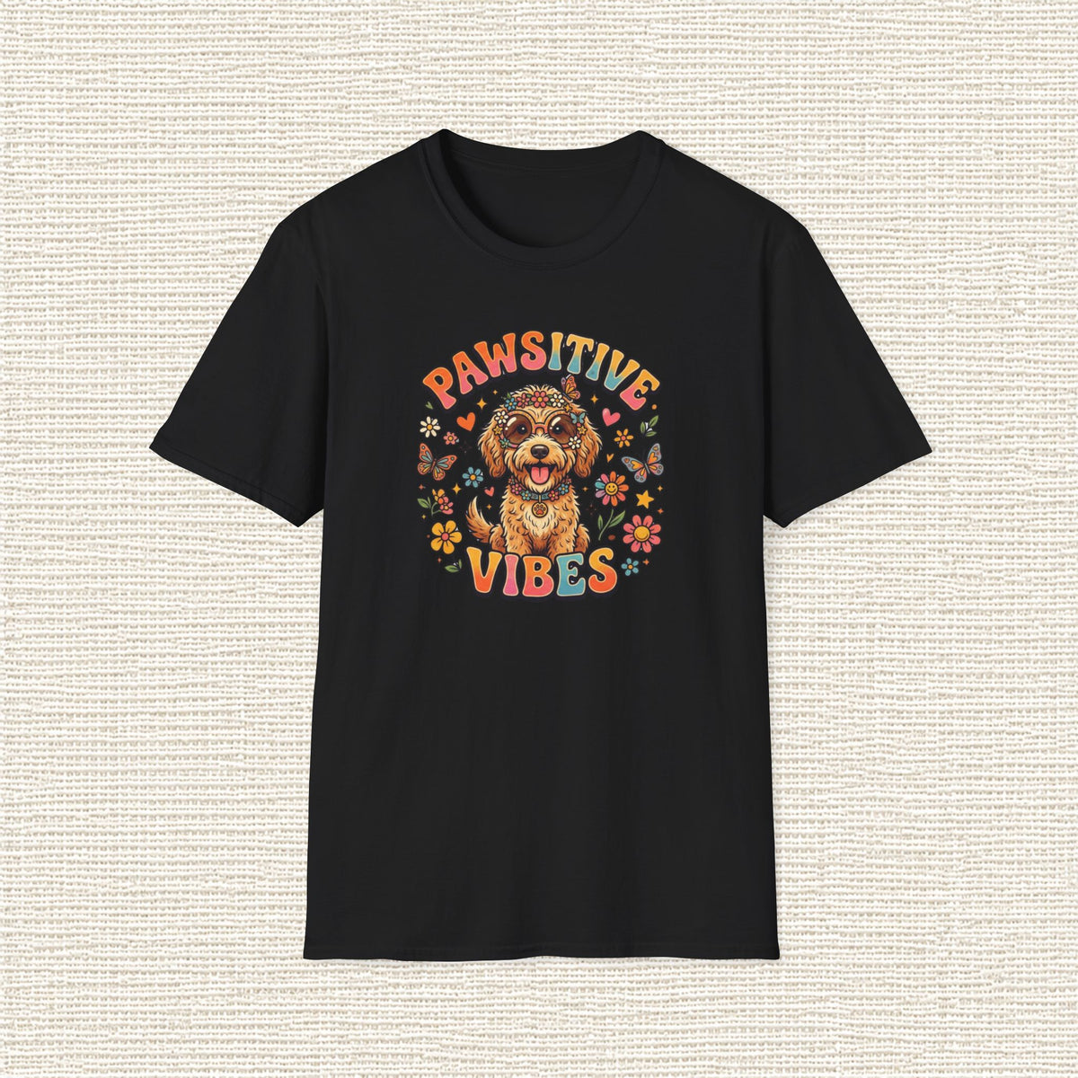 PAWSITIVE VIBES T‑Shirt