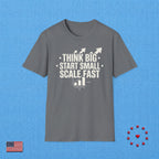 THINK BIG START SMALL ET T‑Shirt