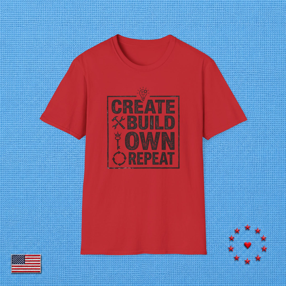 CREATE BUILD OWN REPEAT T‑Shirt