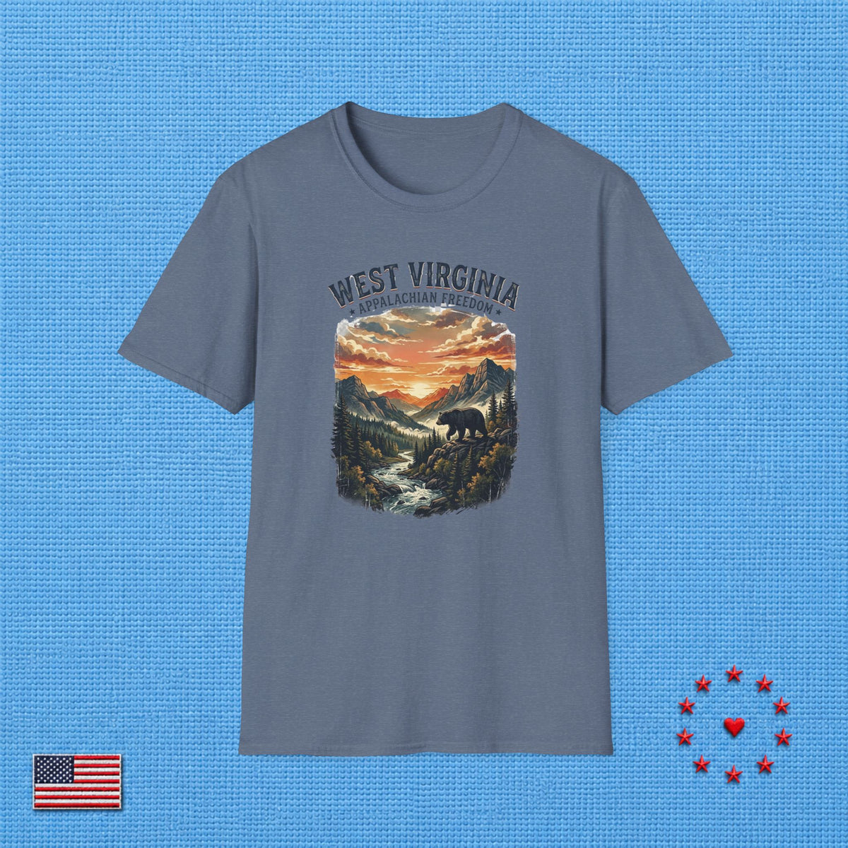 APPALACHIAN FREEDOM WEST VIRGINIA T‑Shirt