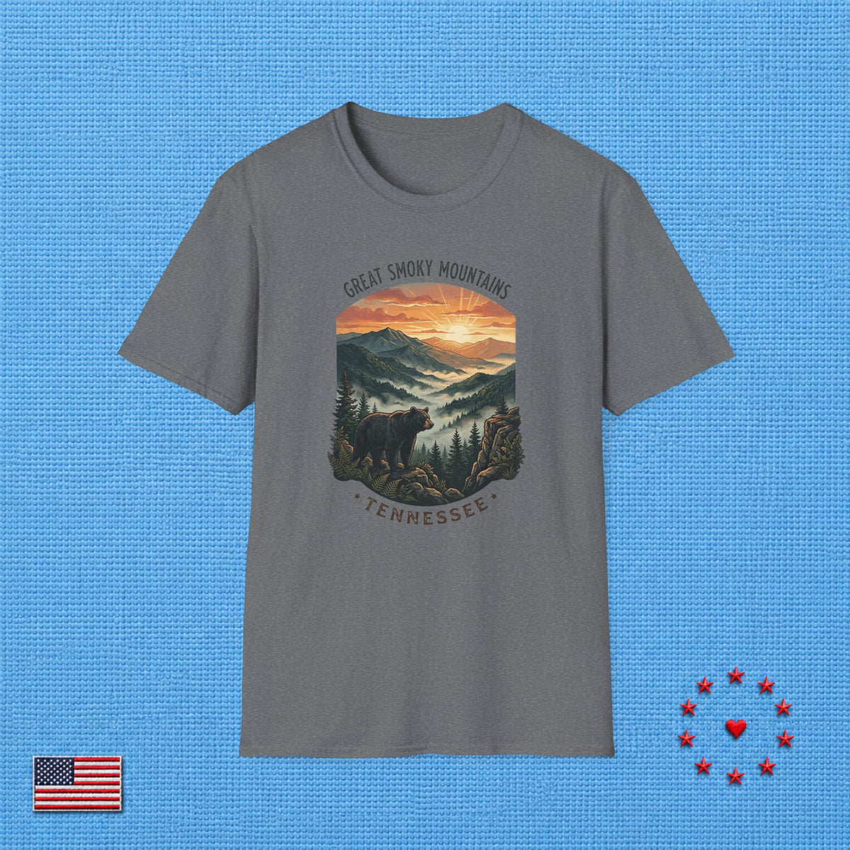 GREAT SMOKY MOUNTAINS TENNESSEE T‑Shirt