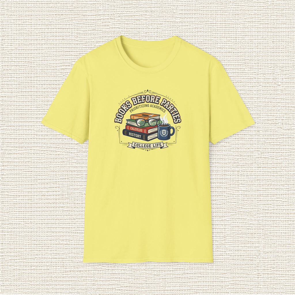BOOKS BEFORE PARTIES T‑Shirt
