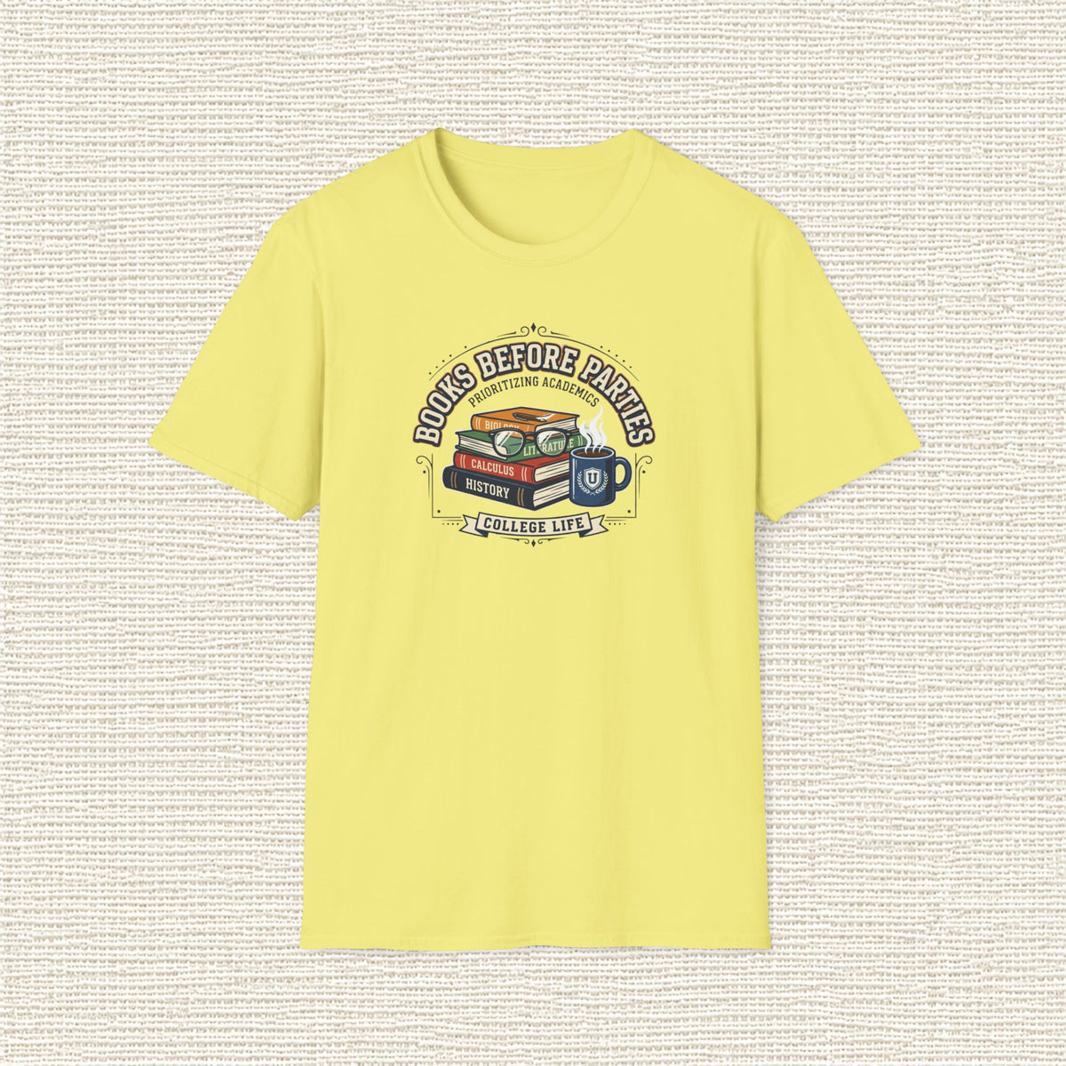 BOOKS BEFORE PARTIES T‑Shirt