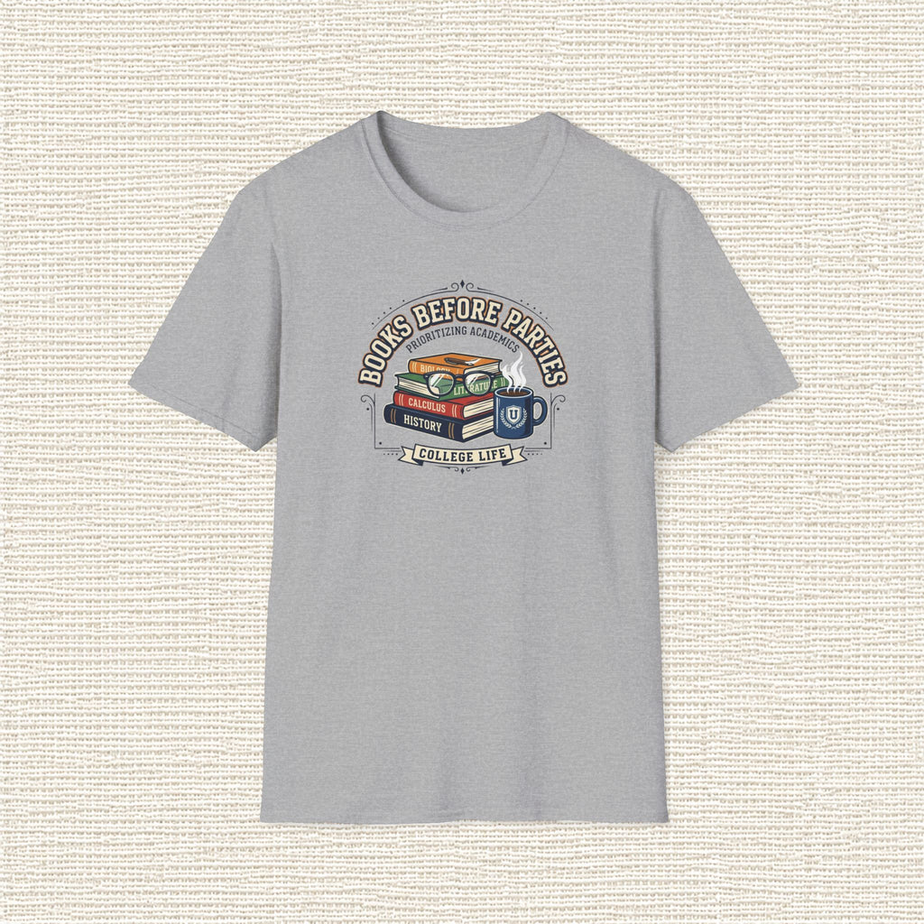 BOOKS BEFORE PARTIES T‑Shirt