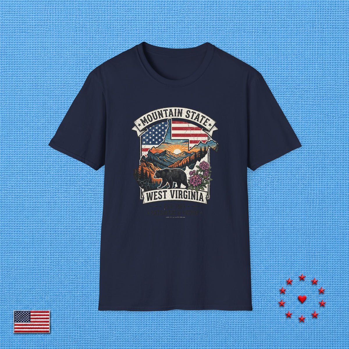 WEST VIRGINIA T‑Shirt
