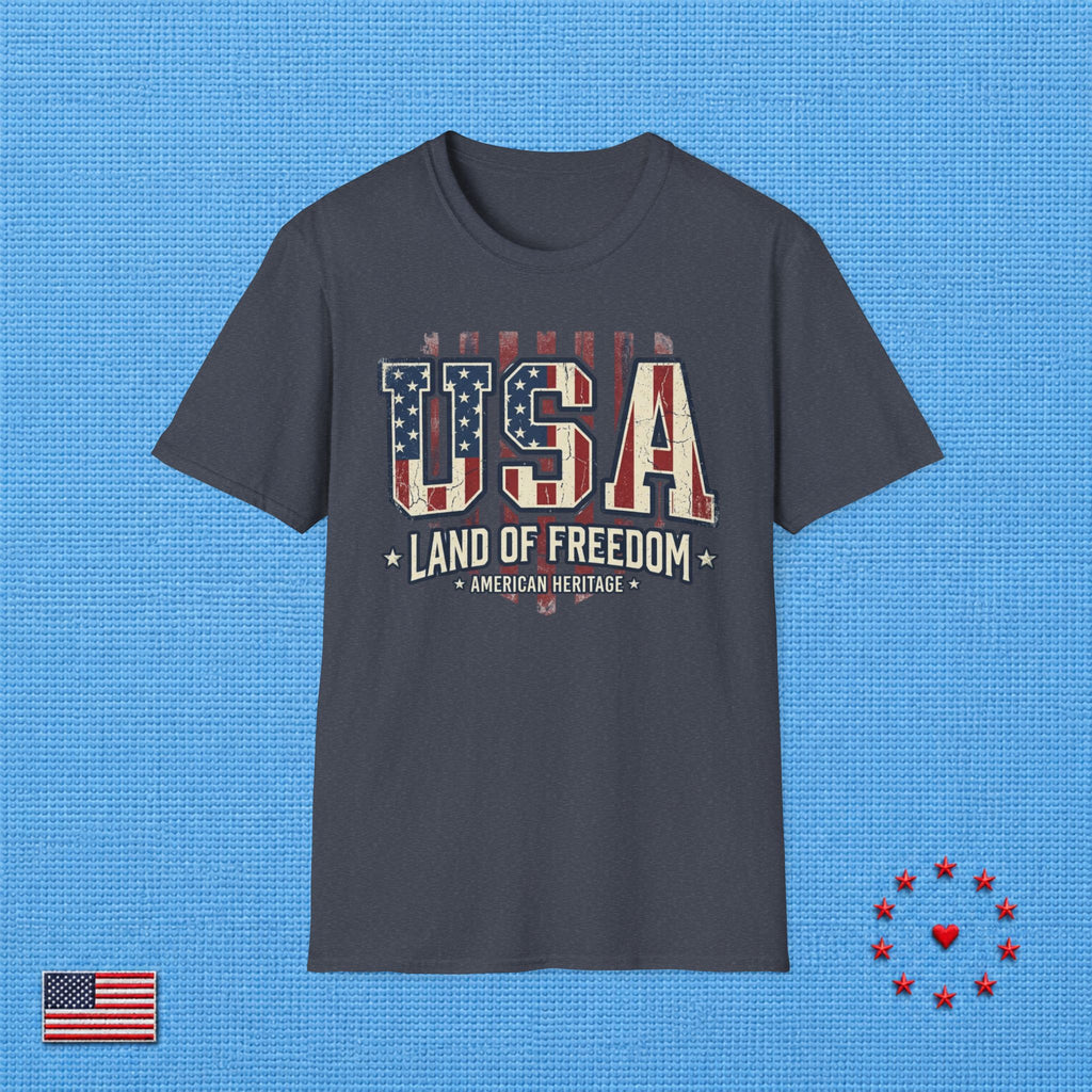 USA LAND OF FREEDOM A T‑Shirt