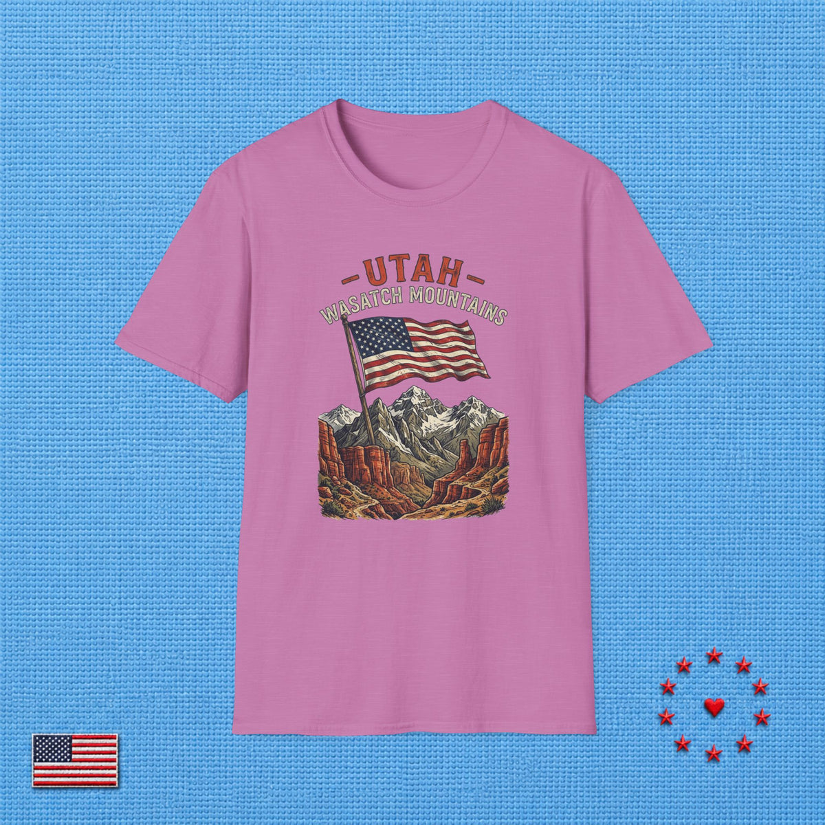 WASATCH MOUNTAINS UTAH T‑Shirt