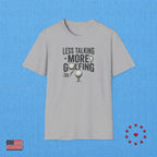 LESS TALKING MORE GOLFING T‑Shirt