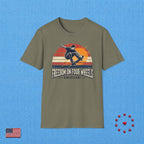 FREEDOM ON FOUR WHEELS T‑Shirt
