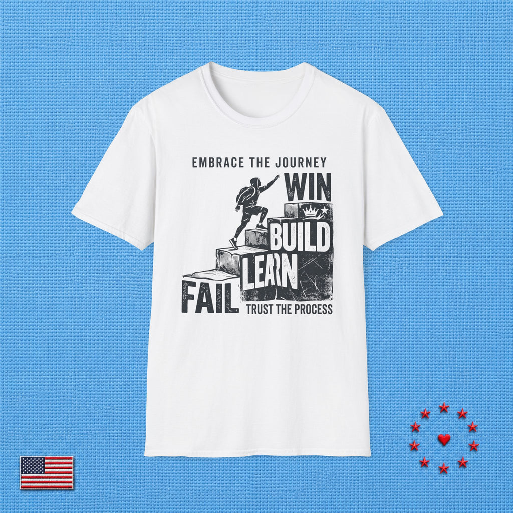 FAIL LEARN BUILD WIN T‑Shirt
