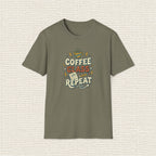 COFFEE CLASS REPEAT T‑Shirt