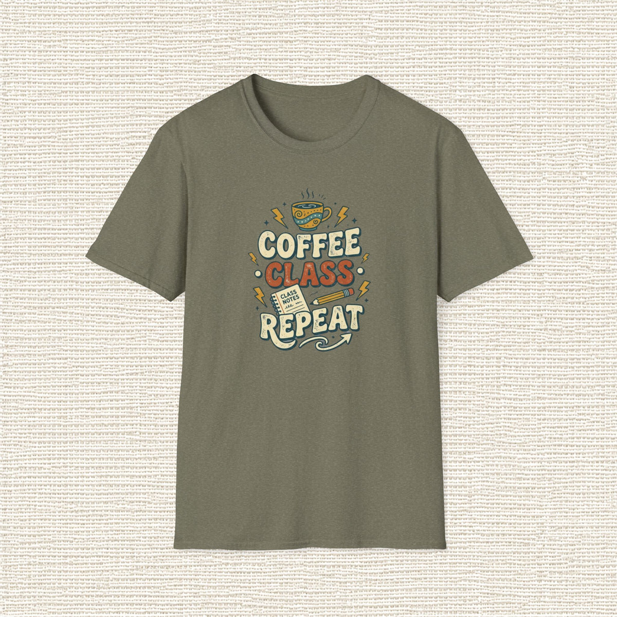 COFFEE CLASS REPEAT T‑Shirt