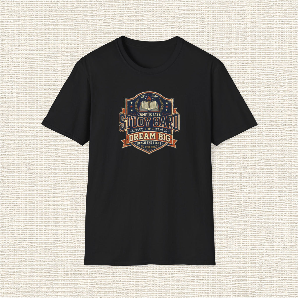 STUDY HARD DREAM BIG T‑Shirt