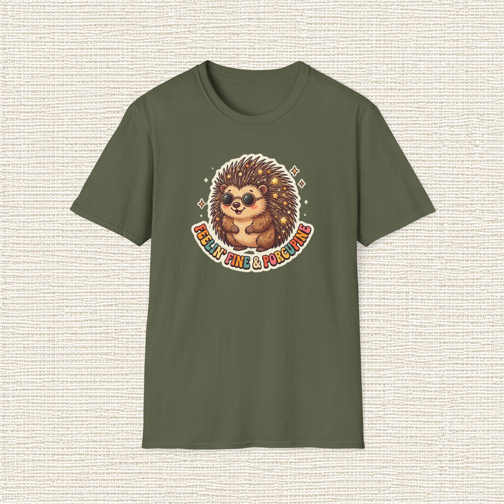 FEELIN FINE PORCUPINE T‑Shirt