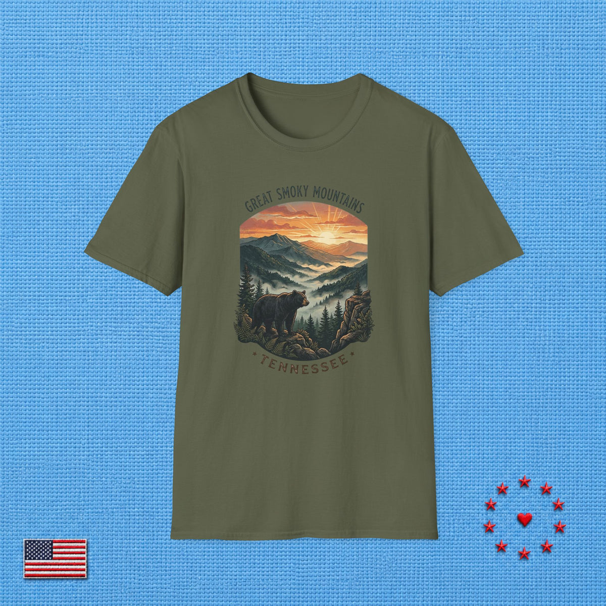 GREAT SMOKY MOUNTAINS TENNESSEE T‑Shirt