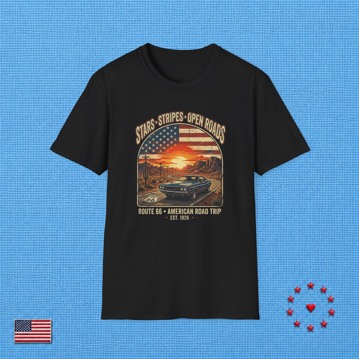 AMERICAN ROAD   T‑Shirt