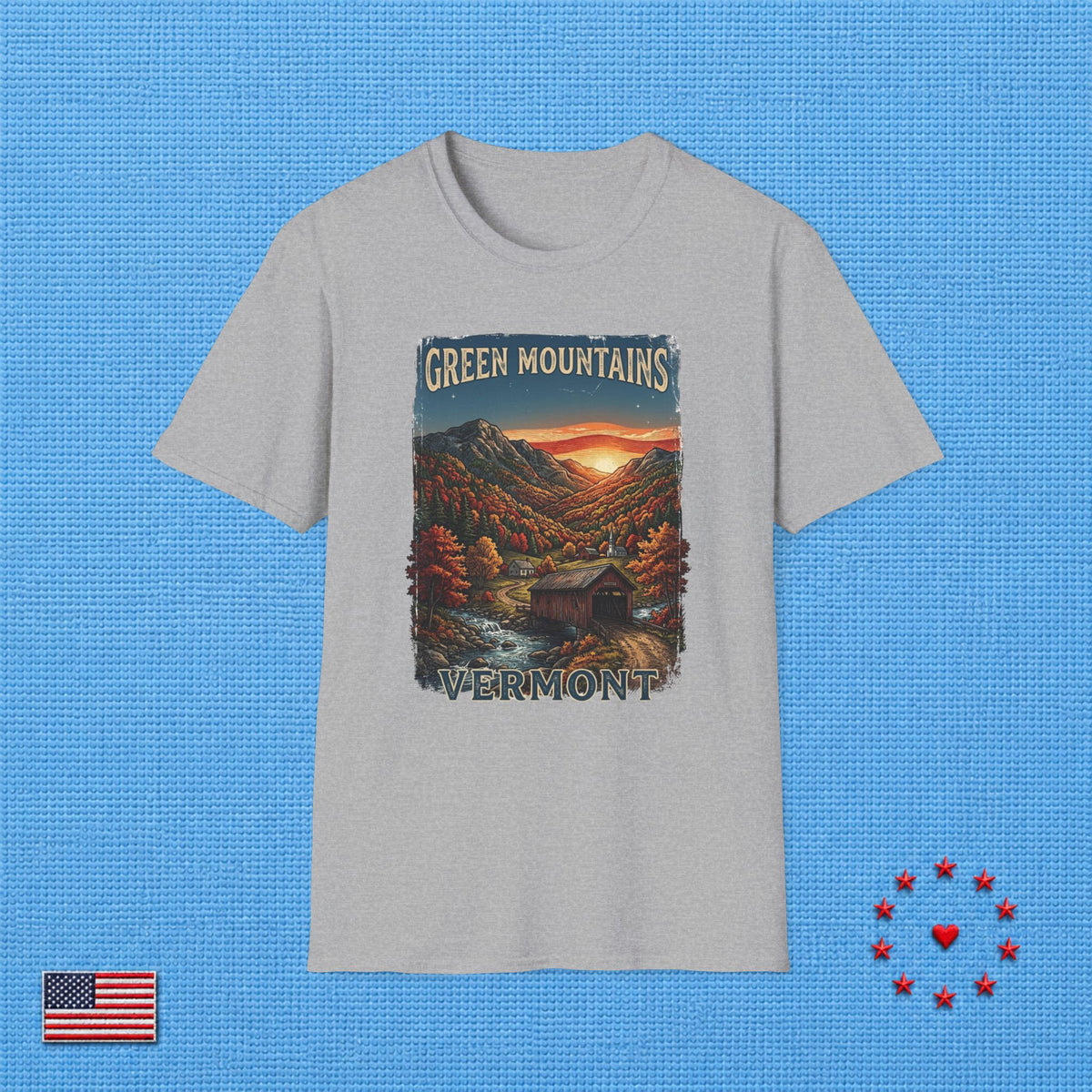 GREEN MOUNTAINS VERMONT T‑Shirt
