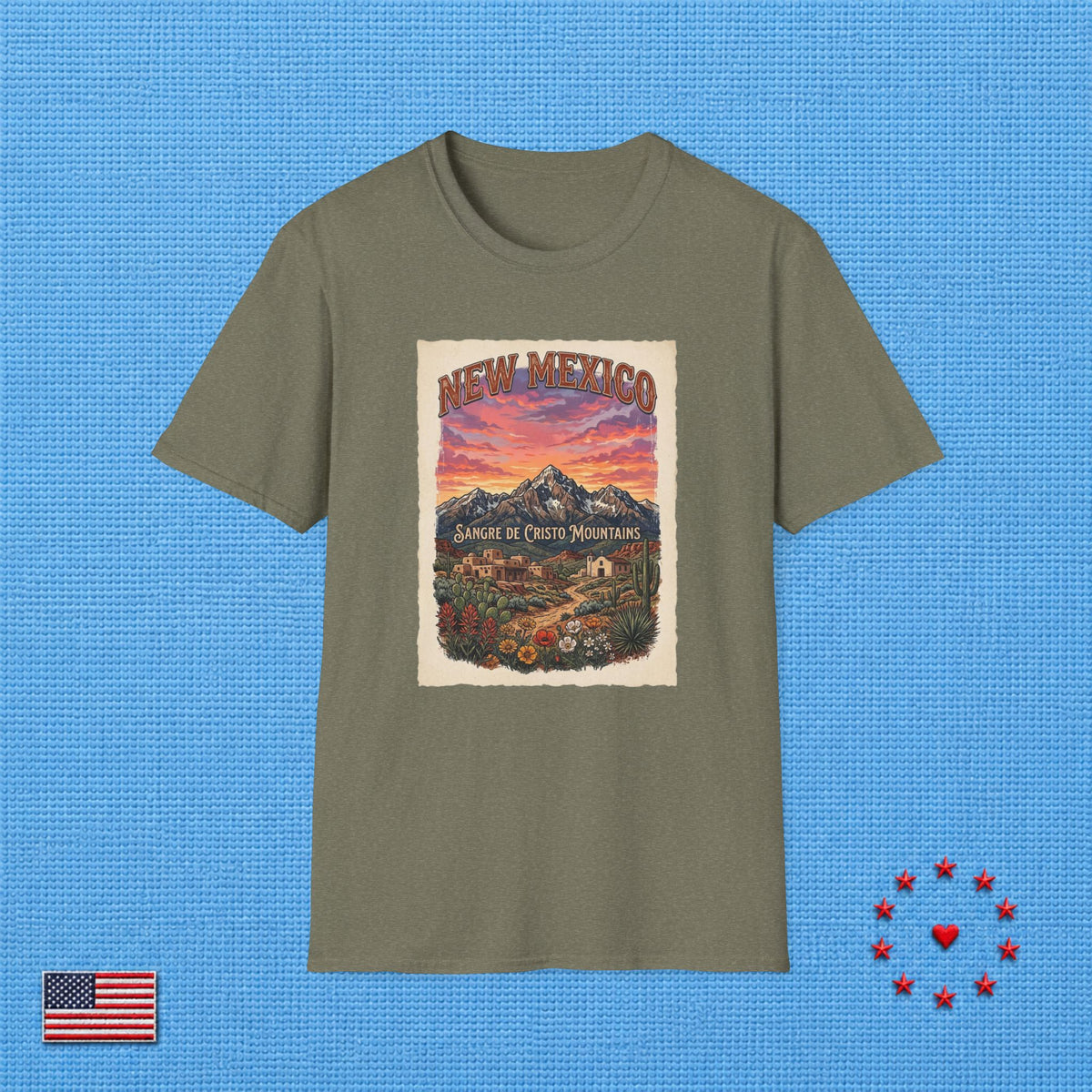 SANGRE DE CRISTO MOUNTAINS NEW MEXICO T‑Shirt