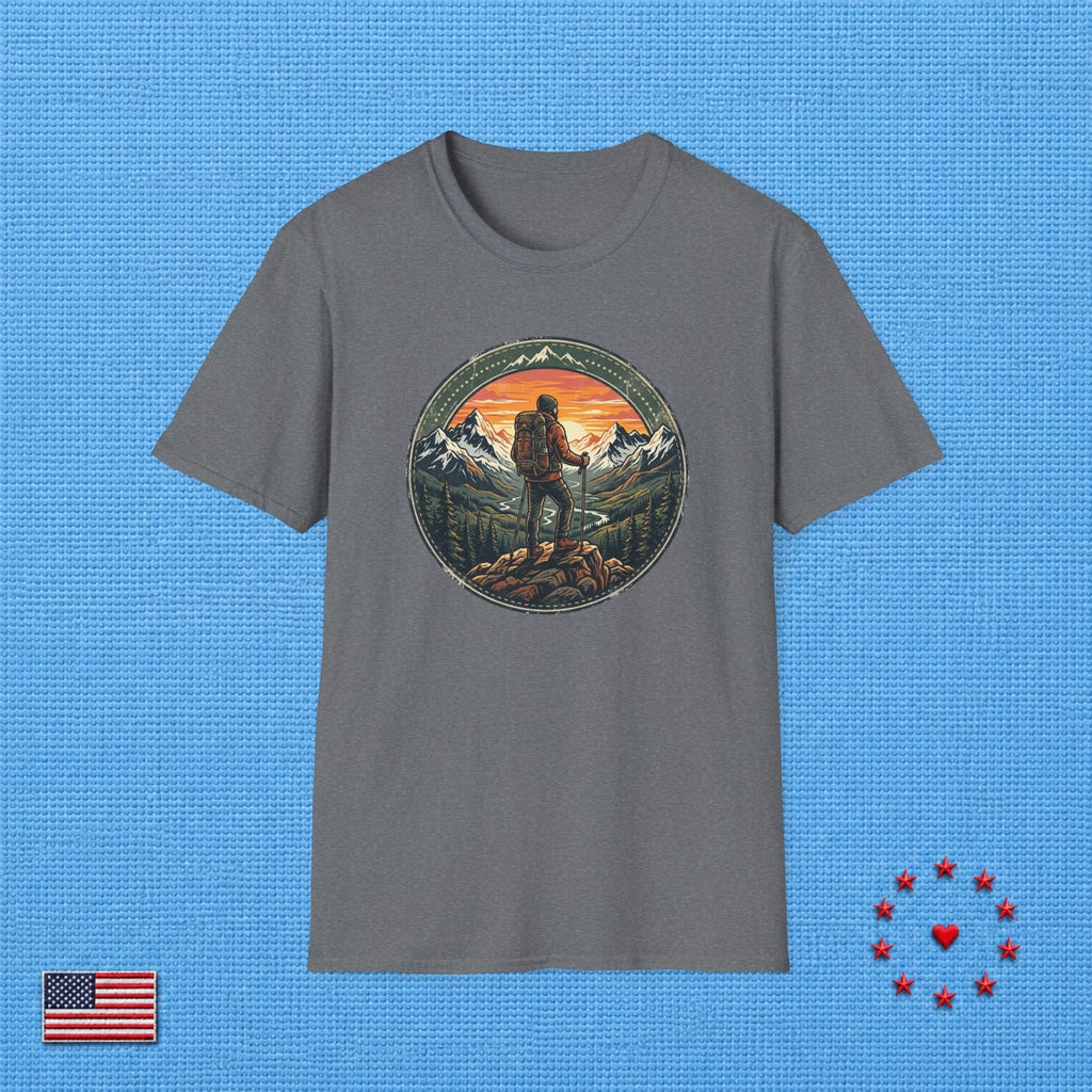 JASON ON TOP OF SUMMIT MOUNTAIN T‑Shirt
