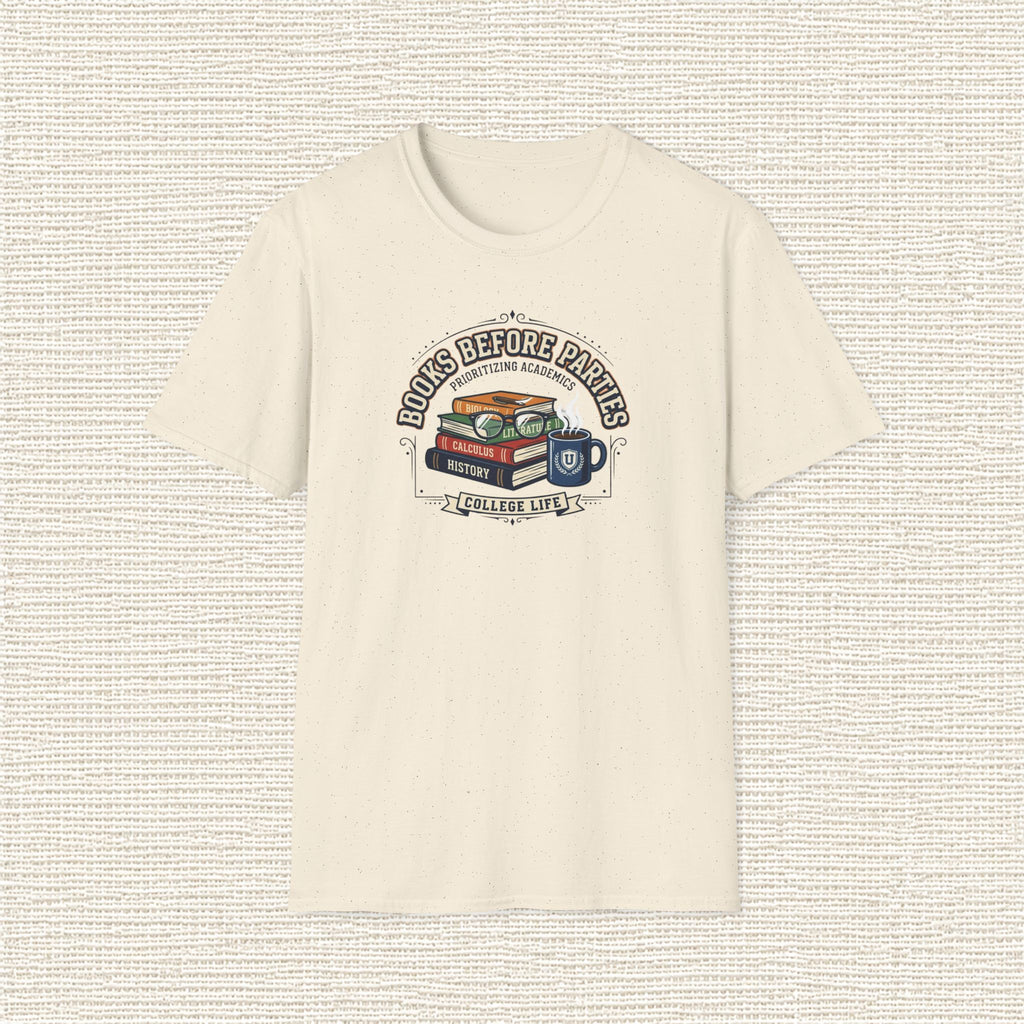 BOOKS BEFORE PARTIES T‑Shirt