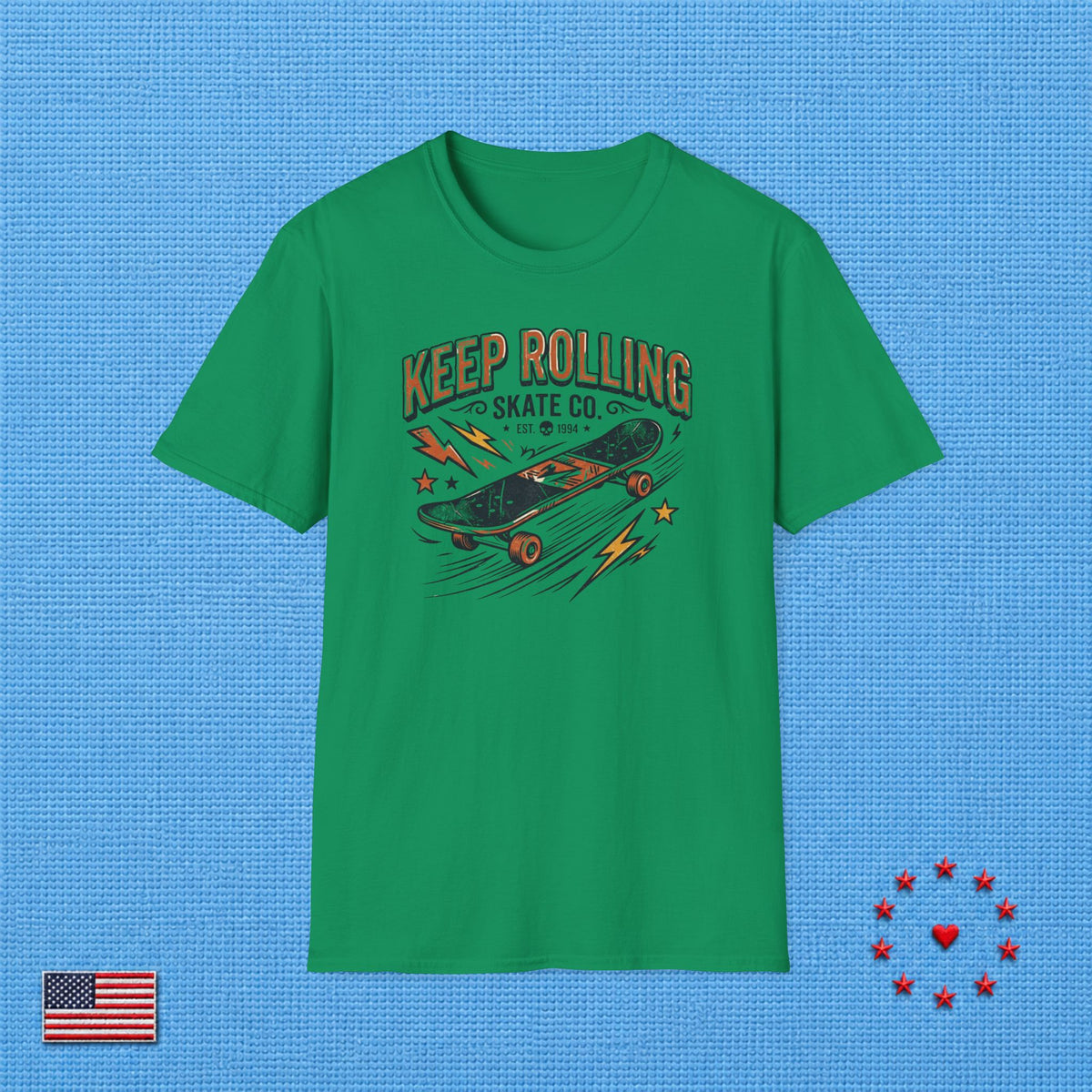 KEEP ROLLING T‑Shirt
