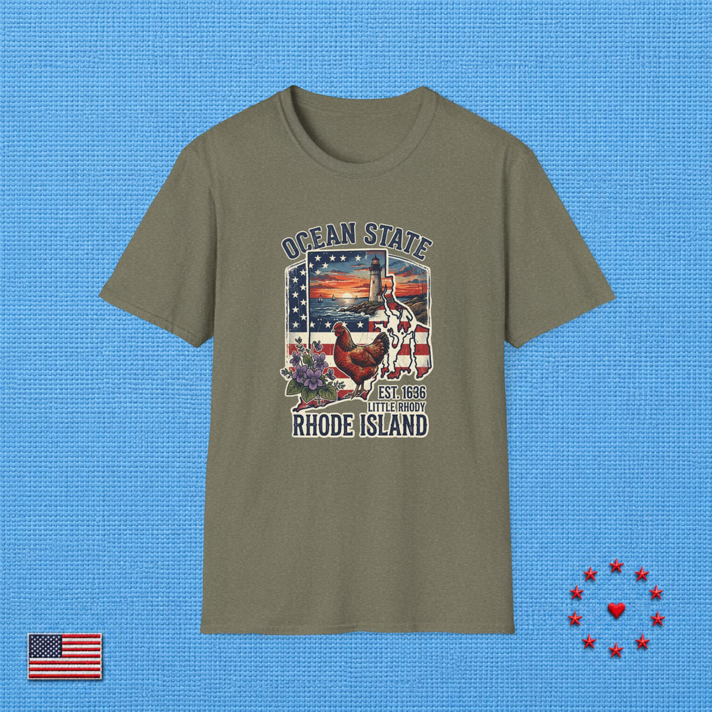RHODE ISLAND T‑Shirt