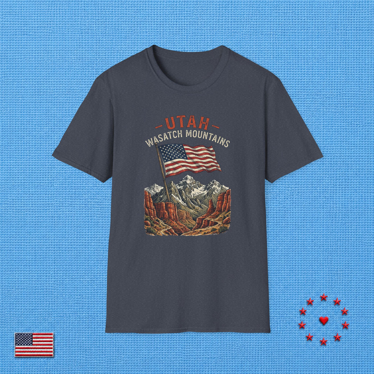 WASATCH MOUNTAINS UTAH T‑Shirt