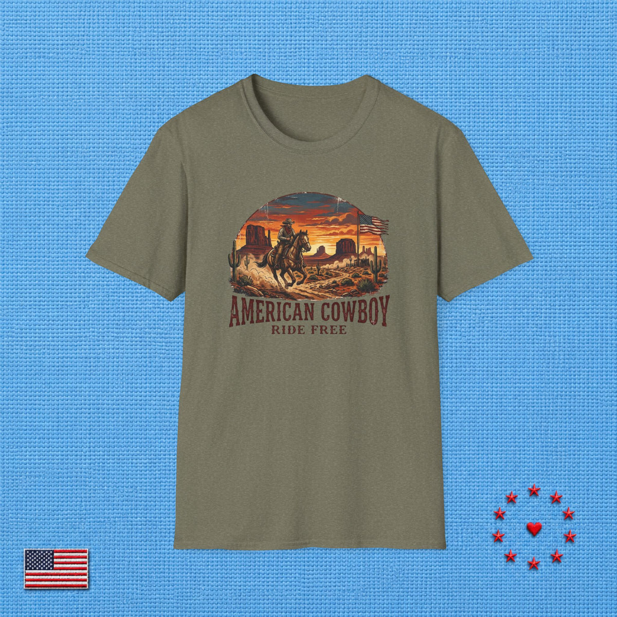 AMERICAN COWBOY T‑Shirt