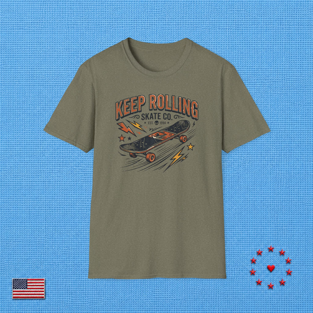 KEEP ROLLING T‑Shirt