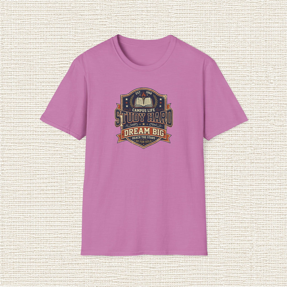 STUDY HARD DREAM BIG T‑Shirt