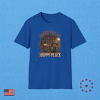 BOOKS ARE MY HAPPY PLACE T‑Shirt