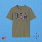 USA BORN FREE STAY FREE C T‑Shirt
