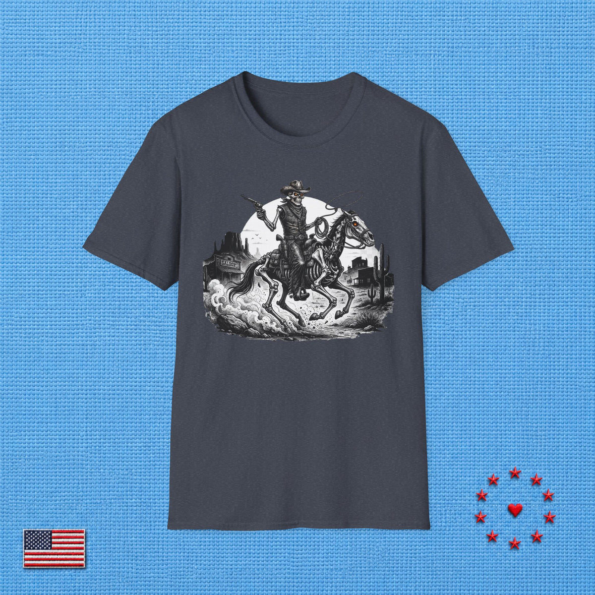 COWBOY SKELETON T‑Shirt