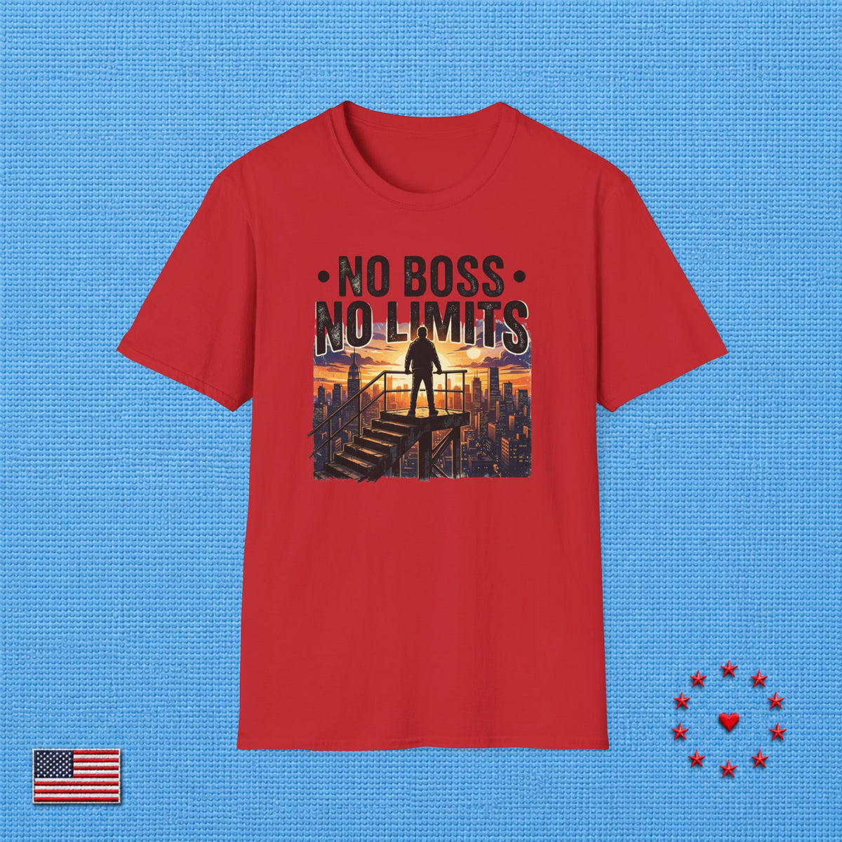 NO BOSS NO LIMITS ET T‑Shirt