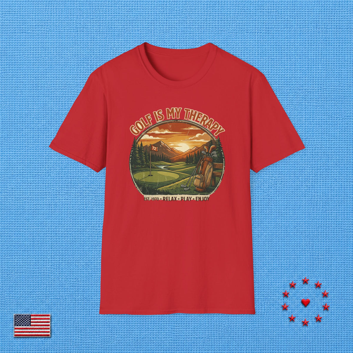 GOLF IS MY THERAPY T‑Shirt