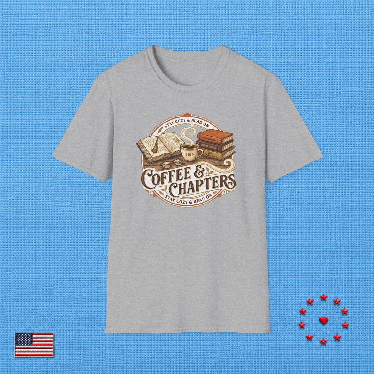 COFFEE & CHAPTERS T‑Shirt