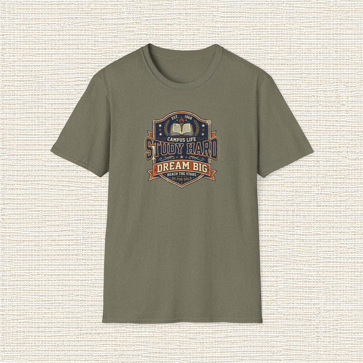 STUDY HARD DREAM BIG T‑Shirt