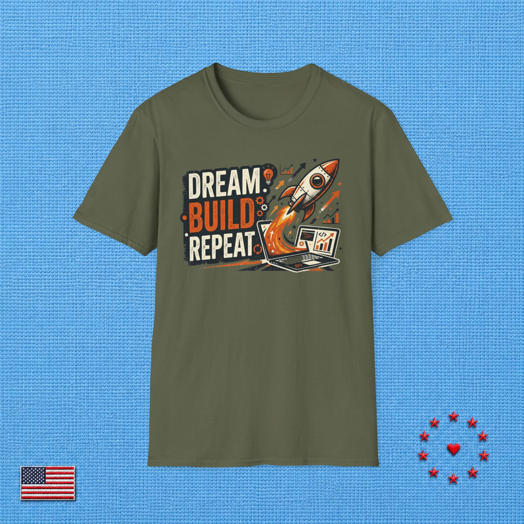 DERAM BUILD REPEAT ET T‑Shirt