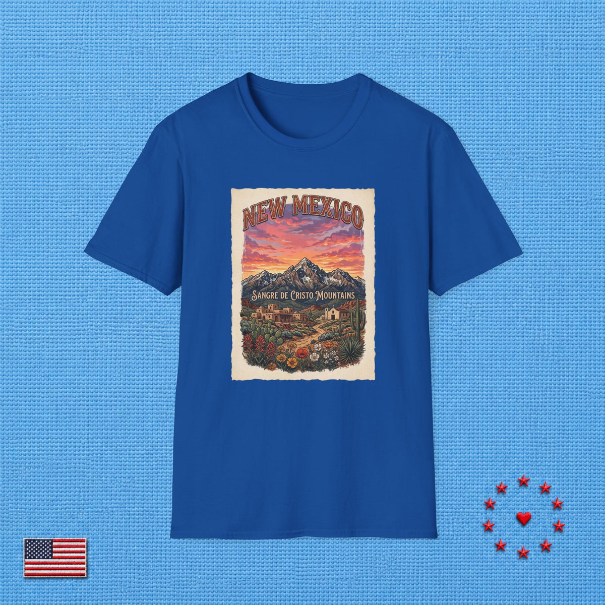 SANGRE DE CRISTO MOUNTAINS NEW MEXICO T‑Shirt