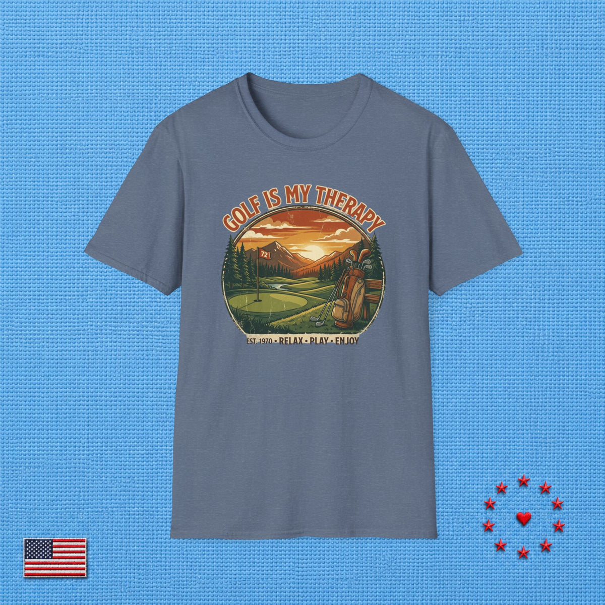 GOLF IS MY THERAPY T‑Shirt
