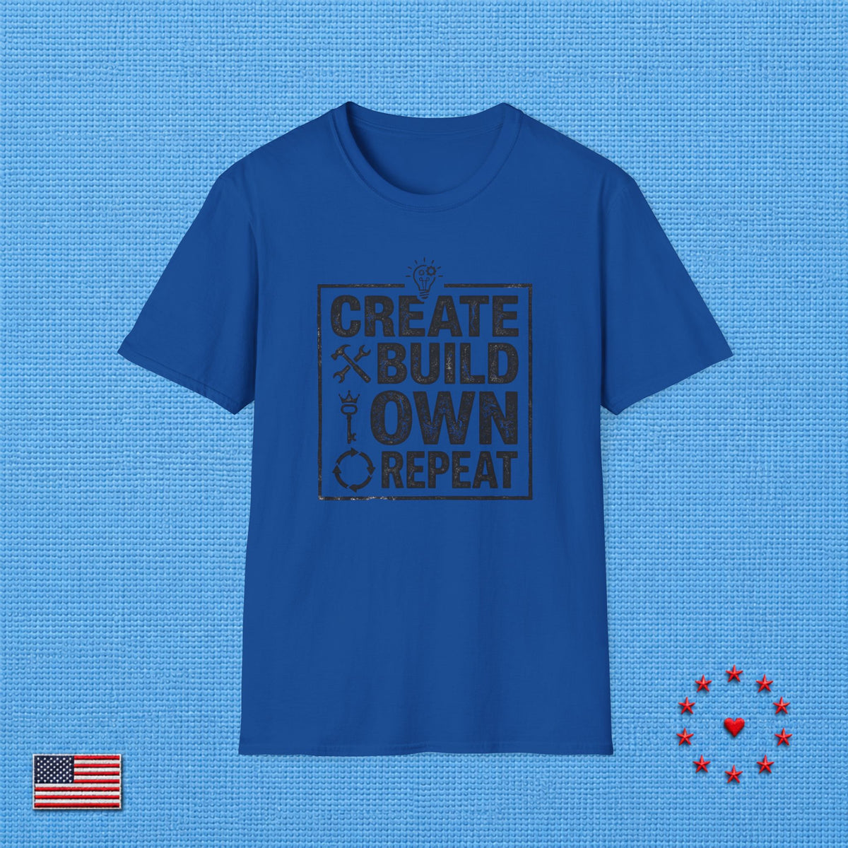CREATE BUILD OWN REPEAT T‑Shirt