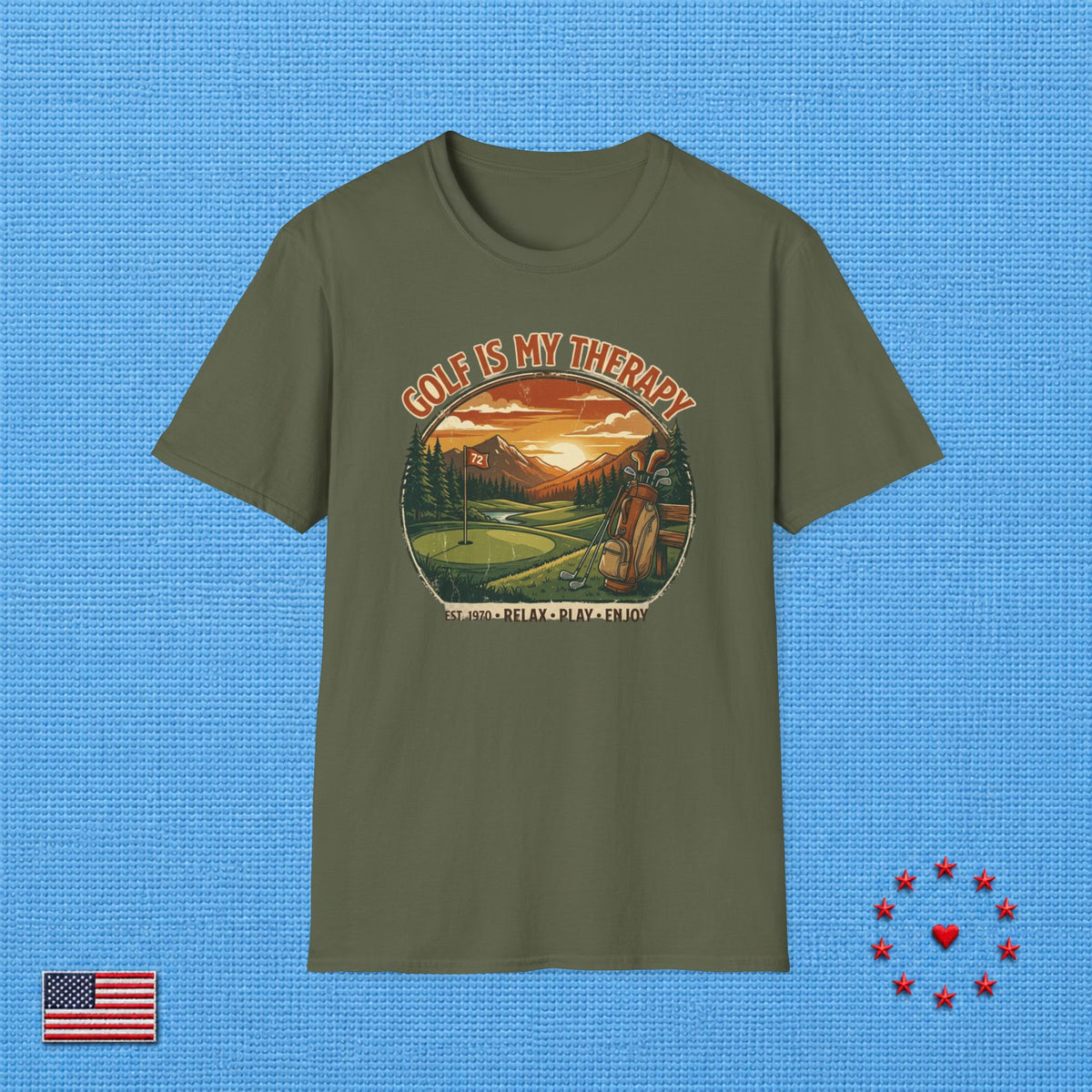 GOLF IS MY THERAPY T‑Shirt