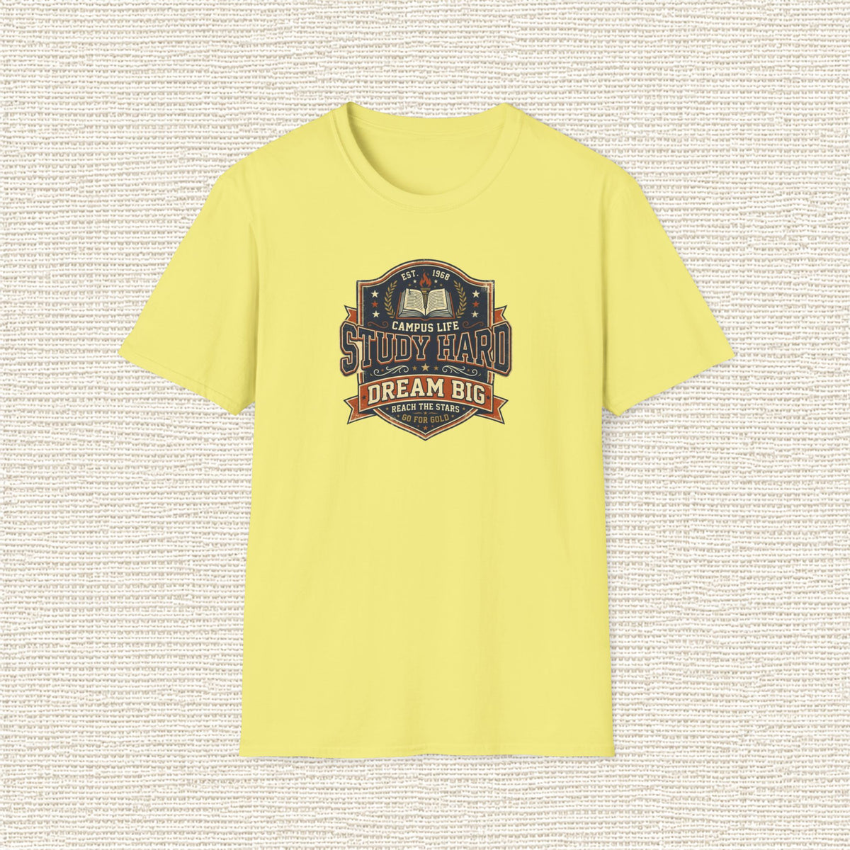 STUDY HARD DREAM BIG T‑Shirt