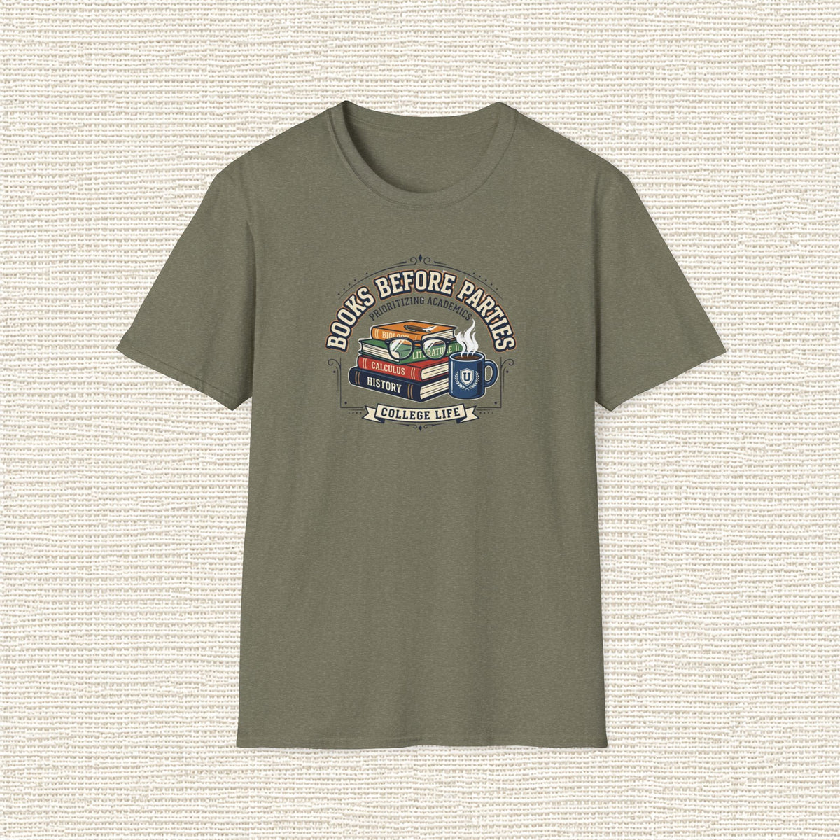 BOOKS BEFORE PARTIES T‑Shirt