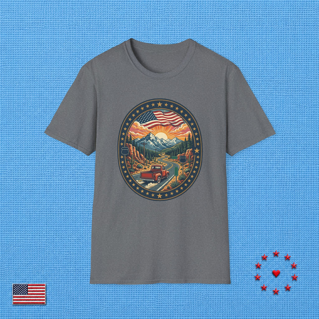 AMERICAN ROAD TRIP ADVENTURE T‑Shirt