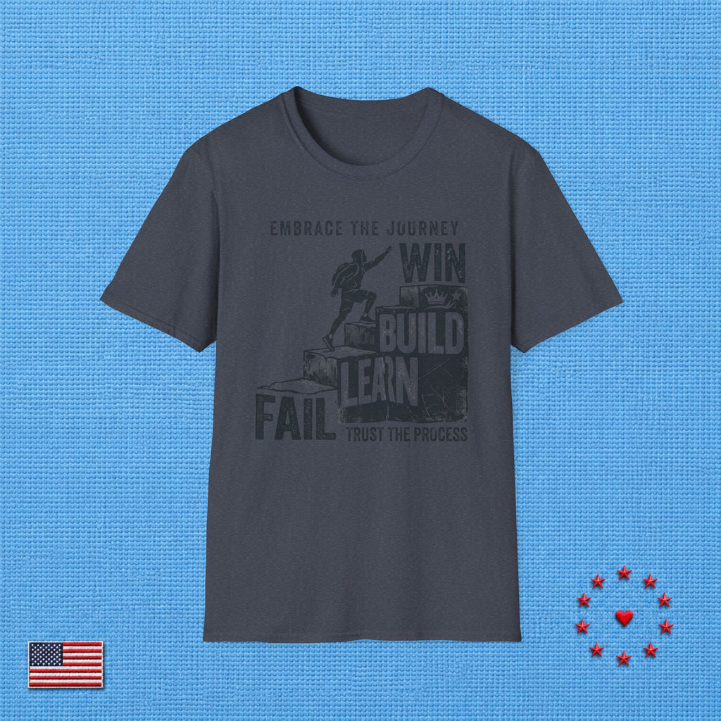 FAIL LEARN BUILD WIN T‑Shirt
